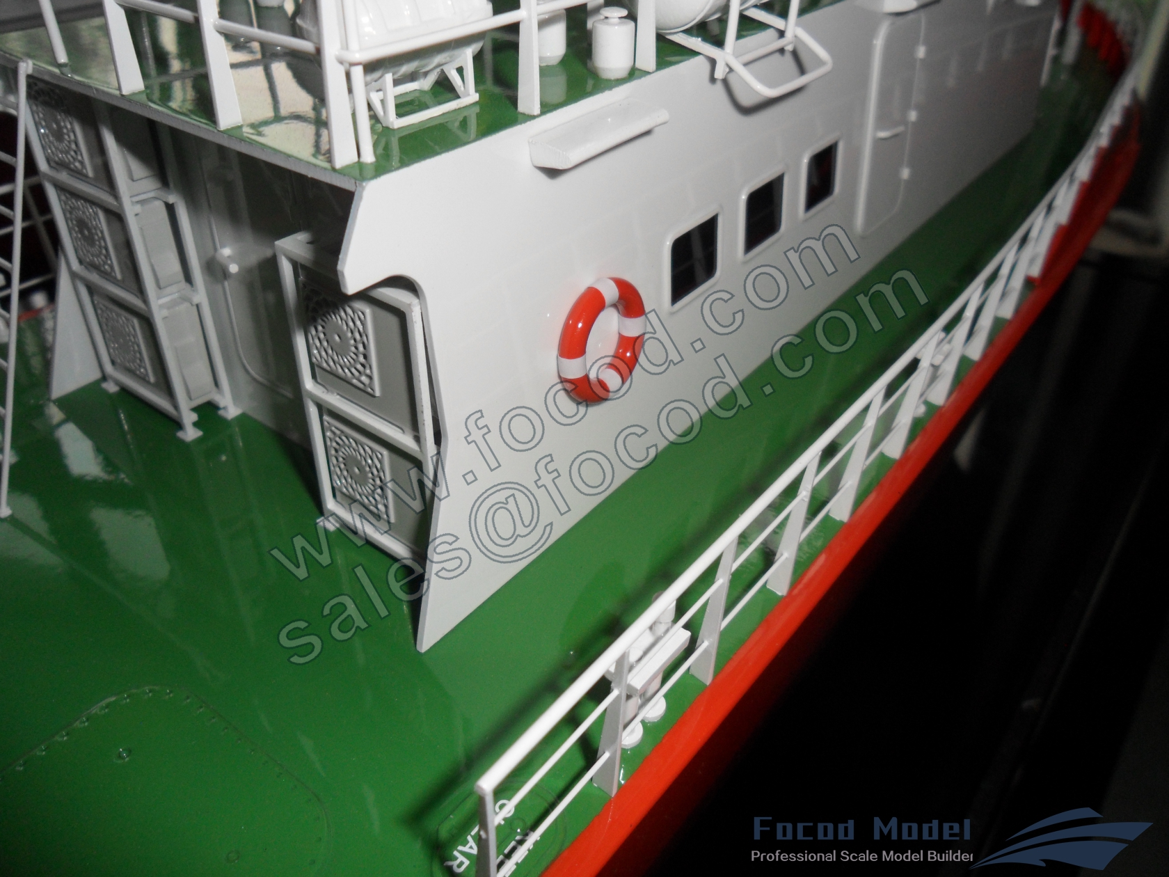 customized model of 24m Crew Boat